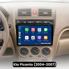 Kia Picanto 2004-2007 – 9" radio med Apple CarPlay og Android Auto 
