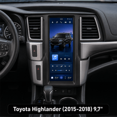 Toyota Highlander 2015-2018 – 9,7" radio med Apple CarPlay og Android Auto 