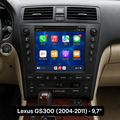 Lexus GS300 2004-2011 – 9,7" radio med Apple CarPlay og Android Auto 