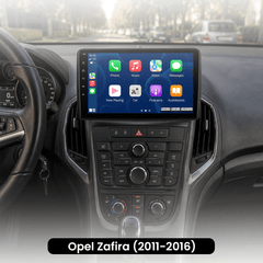 Opel Zafira 2011-2016 - 9" radio med Apple CarPlay og Android Auto 