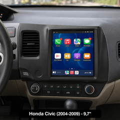 Honda Civic 2004-2009 - 9,7" radio med Apple CarPlay og Android Auto 