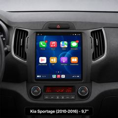 Kia Sportage 2010-2016 - 9,7" radio med Apple CarPlay og Android Auto 