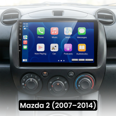 Mazda 2 07-14 – 9" autoradio med Apple CarPlay og Android Auto 