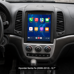 Hyundai Santa Fe 2006-2012 – 9,7" radio med Apple CarPlay og Android Auto 