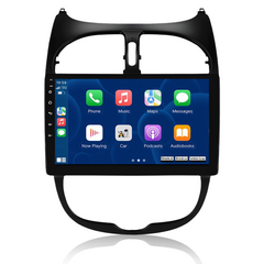 Peugeot 206 04-08 – 9" radio med Apple CarPlay og Android Auto 