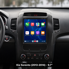 Kia Sorento 2013-2014 – 9,7" radio med Apple CarPlay og Android Auto 