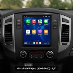Mitsubishi Pajero 2007-2020 - 9,7" radio med Apple CarPlay og Android Auto 