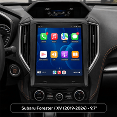 Subaru Forester / XV 2019-2024 - 9,7" radio med Apple CarPlay og Android Auto 