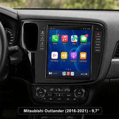 Mitsubishi Outlander 2016-2021 – 9,7" radio med Apple CarPlay og Android Auto 