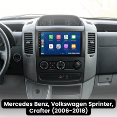 Mercedes Sprinter 2006-2018 – 9" radio med trådløs Apple CarPlay & Android Auto 