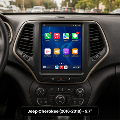 Jeep Cherokee 2016-2018 - 9,7" radio med Apple CarPlay og Android Auto 