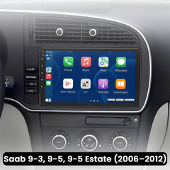 Saab 9-3 2006-2012 – 9" autoradio med Apple CarPlay og Android Auto 