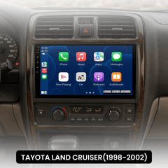 Toyota Land Cruiser 1998-2002 - 9" radio med Apple CarPlay og Android Auto 