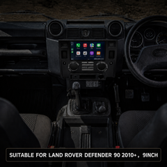 Land Rover Defender 2007-2016 – 9" radio med Apple CarPlay og Android Auto 