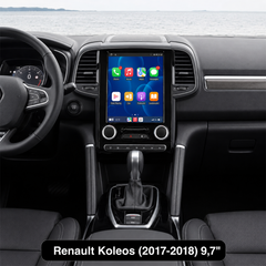 Renault Koleos 2017-2018 – 9,7" radio med Apple CarPlay og Android Auto 