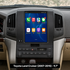 Toyota Land Cruiser 2007-2015 – 9,7" radio med Apple CarPlay og Android Auto 