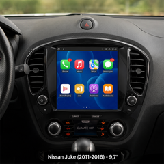 Nissan Juke 2011-2016 - 9,7" radio med Apple CarPlay og Android Auto 