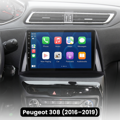 Peugeot 308 2016-2019 - 9" radio med Apple CarPlay og Android Auto 