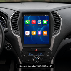 Hyundai Santa Fe 2015-2018 - 9,7" radio med Apple CarPlay og Android Auto 