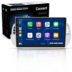 Fiat 500 07-15 - 9" radio med Apple CarPlay og Android Auto 