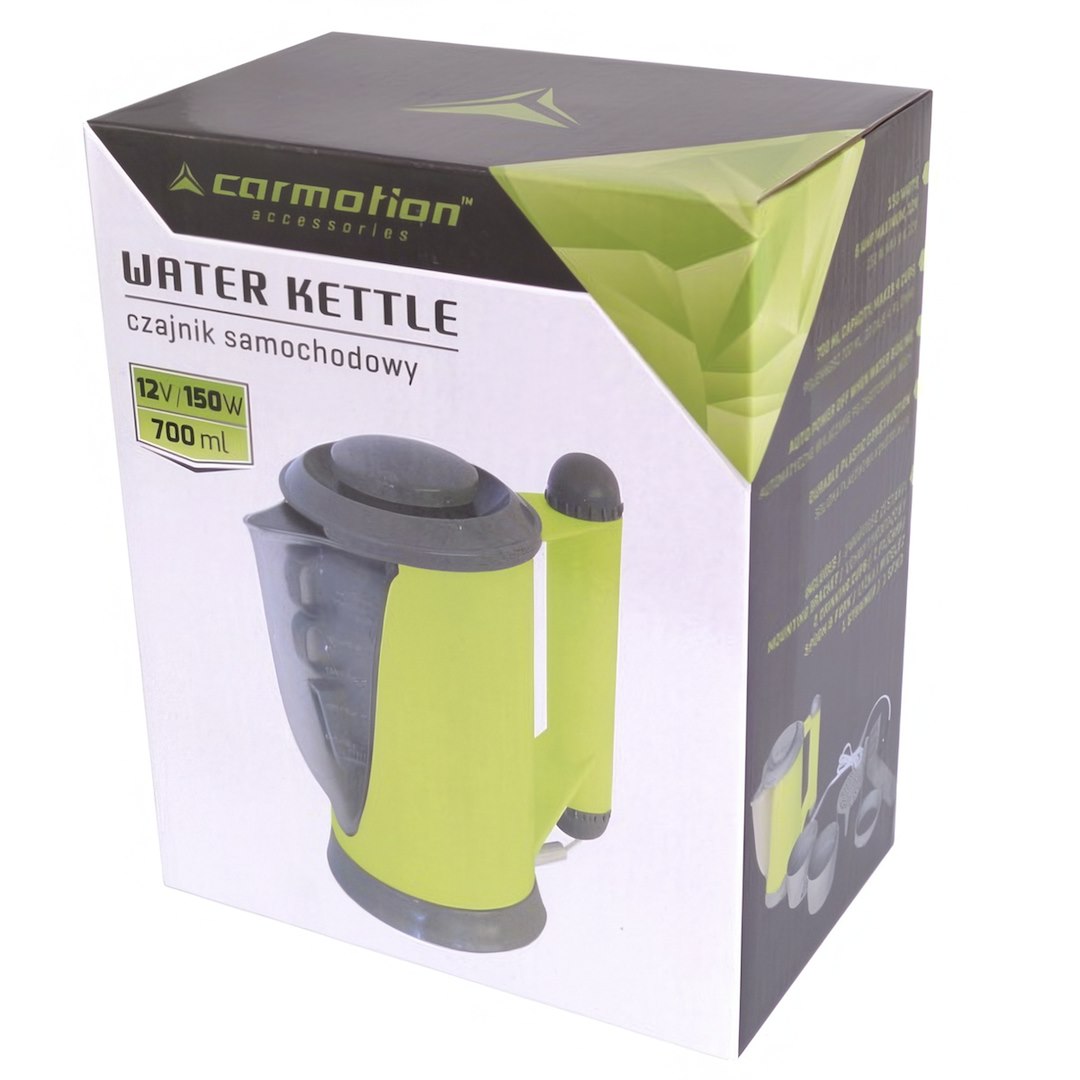 CARMOTION bilkoker med 2 kopper, bestikk og sil