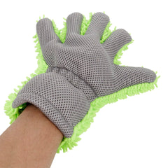 Chenille vaskehanske i mikrofiber til bilvask