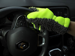 CARMOTION mikrofiber vaskehanske med mesh