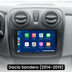 Dacia Logan/Sandero – 9" radio med Apple CarPlay og Android Auto 