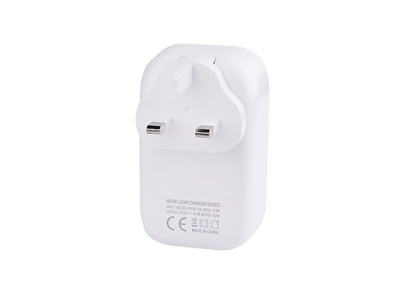 WAYME lader til stikkontakt med 4 USB-A-porter