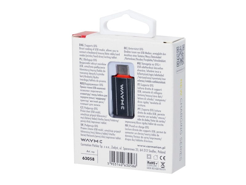 USB-C til USB-adapter for OTG-tilkobling