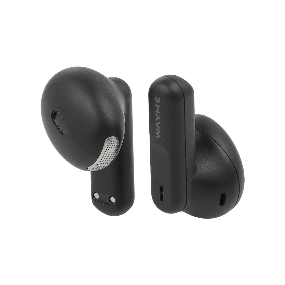 WAYME TWS earbuds med transparent ladeetui