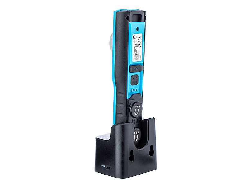 Arbeidslampe med magnet, clips og 360 graders krok