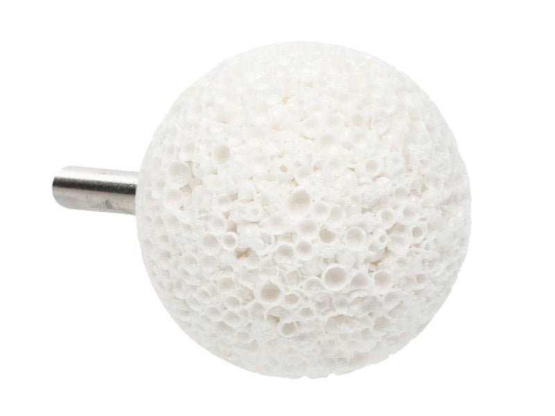 Dekkslipehode i pimpstein med metallskaft 40 mm
