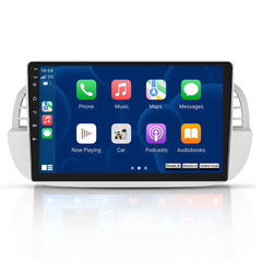 Fiat 500 07-15 - 9" radio med Apple CarPlay og Android Auto 
