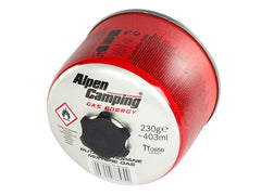 Enkel campingkomfyr for 230 g gasspatron