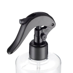 Gjennomsiktig sprayflaske 500 ml med ergonomisk grep