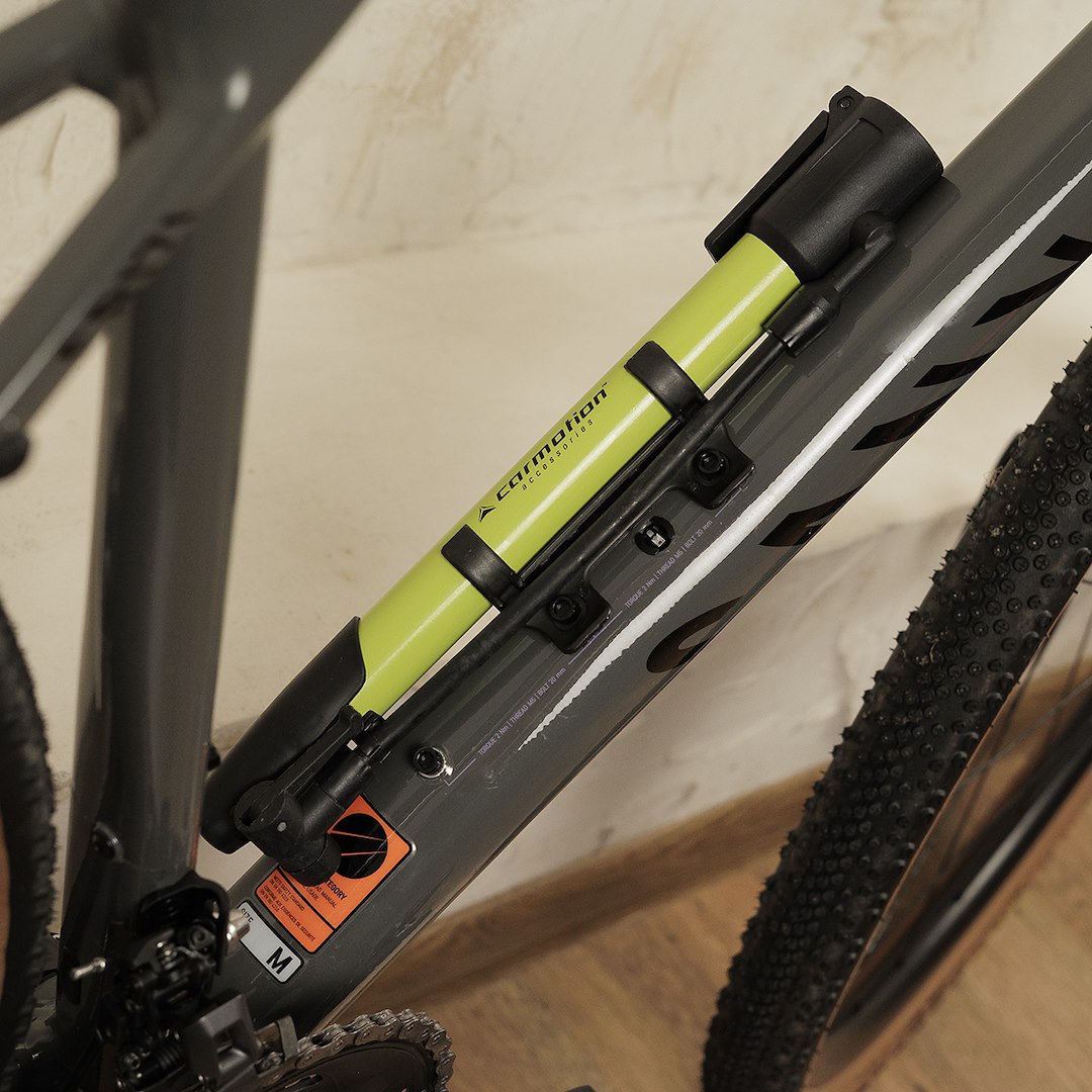 Minipumpe 310 mm med monteringsbrakett til sykkel