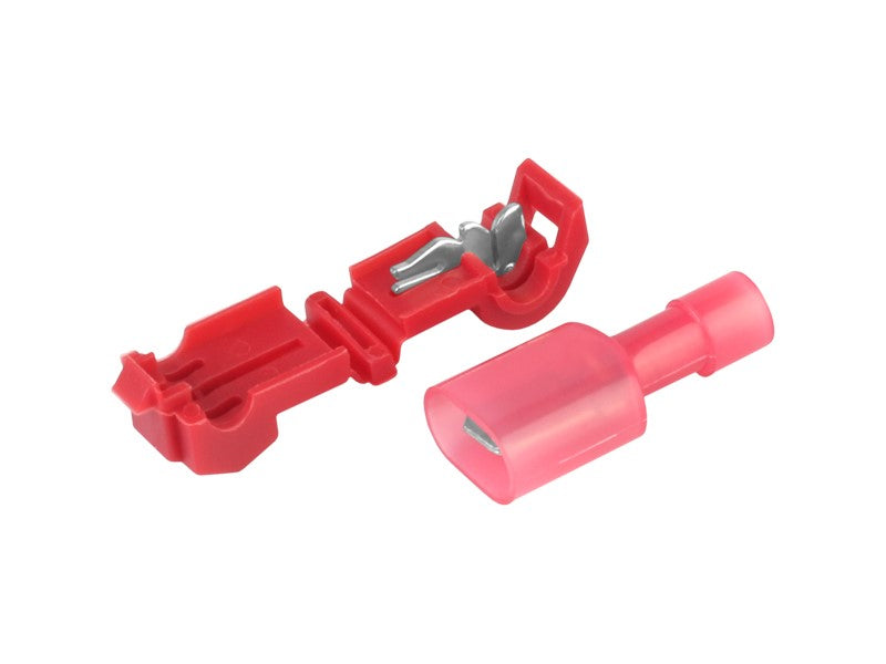 T-type hurtigkoblinger i rød for 0,5-1,5 mm², 5 stk