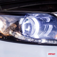 HB4 COB LED-pære ved montering