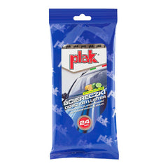 Glasrenseservietter med citron i pakke med 24 stk.