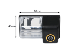 1080P ryggekamera for Hyundai Sonata, Kia Sportage & Kia Ceed – integrert skiltlyskamera (96 × 31 mm) 