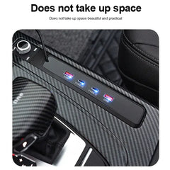 Audi Q5 / Q5 Sportback 2018-2024 USB-C hub og hurtigladeradapter – QC3.0-splitter 