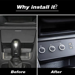 Volkswagen Tiguan 2009-2016 & Golf Plus 2009-2014 USB-lader og 12V-splitter for sigarettenner 