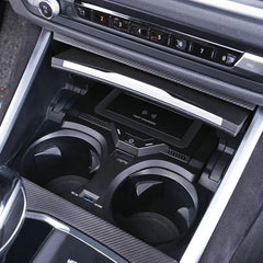 BMW 4-Serie/i4 2022-2024 trådløs mobillader med 15W hurtiglading og NFC-kortnøkkel 