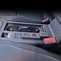 Volkswagen Golf 7 2012-2020 USB-lader og 12V-splitter til sigarettenner med QC3.0 hurtiglading 