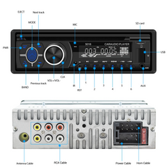 1 DIN bilradio med innebygd CD-spiller, Bluetooth, FM/AM, USB, SD og AUX 