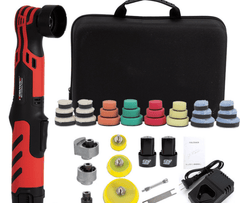 Mini polermaskin 12V trådløs – 24 deler med 2 batterier 