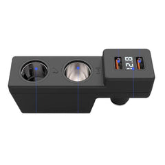 Volkswagen Golf 7 2012-2020 USB-lader og 12V-splitter til sigarettenner med QC3.0 hurtiglading 