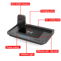 WEY Tank 300 2021-2023 trådløs mobil­lader med 15W hurtiglading 