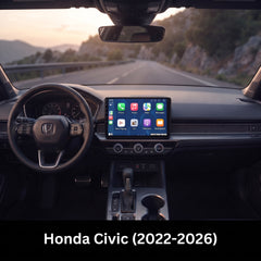 Honda Civic 2022-2026 - 10,1" radio med Apple CarPlay og Android Auto 